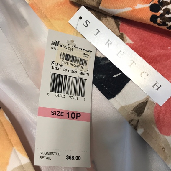 Multi color Alfred Dunner petite jacket - Picture 4 of 4